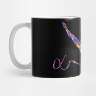 Rhythmic gymnastics dance watercolor art Mug